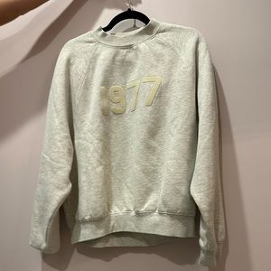 Essentials light gray crewneck